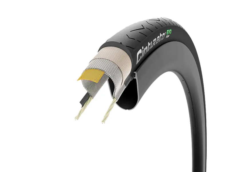 Pirelli Cinturato Evo Road Tyre Tubeless Ready Folding in Black-1